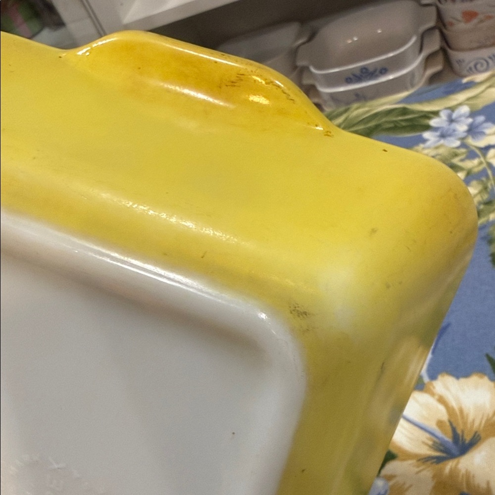 Pyrex Yellow Glass Baking Dish 503 - Picture 6 of 13